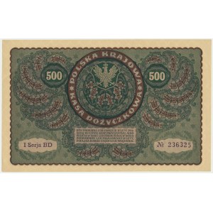 500 marek 1919 - I Serja BD -