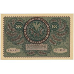 500 marek 1919 - I Serja BD -