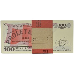 Paczka bankowa 100 złotych 1988 - TM - (100 szt.)