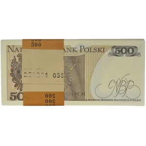 Paczka Bankowa 500 złotych 1982 - GE - (100 szt.)