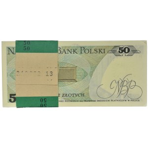 Paczka bankowa 50 złotych 1988 - HT - (100 szt.)