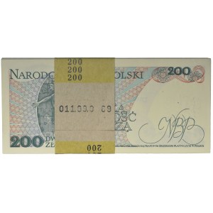 Paczka bankowa 200 złotych 1988 - EK - (100 szt.)