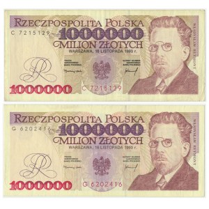 Zestaw, 1 milion złotych 1993 (2 szt.)