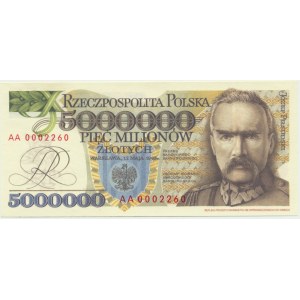 5 milionów złotych 1995 - AA -
