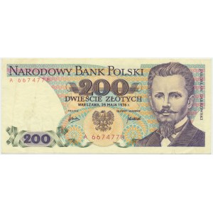 200 złotych 1976 - A -