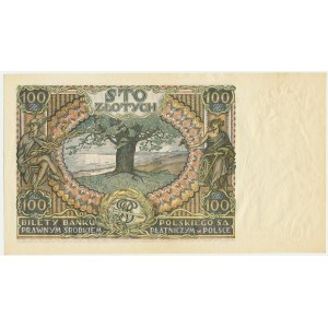 100 złotych 1932 - Ser.AN. - znw. kreski na dole