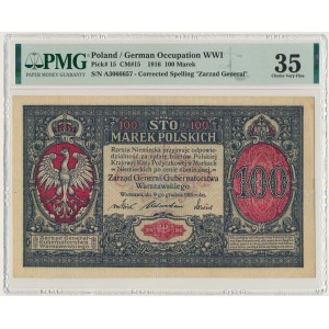 100 marek 1916 Generał - PMG 35