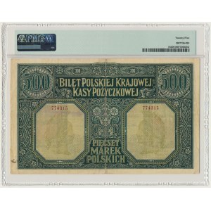 500 marek 1919 Dyrekcja - PMG 25 - bardzo ładny