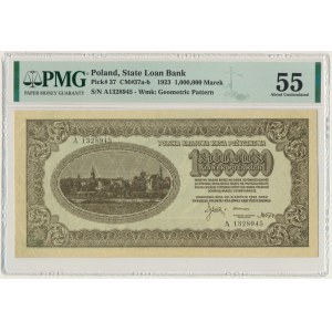 1 milion marek 1923 - A - PMG 55 - rzadka seria