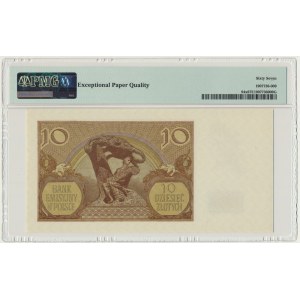 10 złotych 1940 - L - London Counterfeit - PMG 67 EPQ