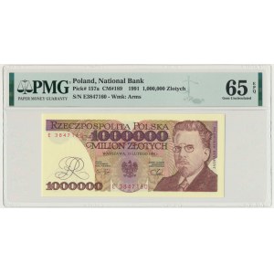 1 milion złotych 1991 - E - PMG 65 EPQ