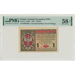 1 marka 1916 Generał - B - PMG 58 EPQ