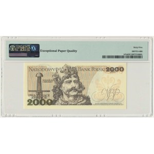 2.000 złotych 1977 - A - PMG 65 EPQ - rzadka i poszukiwana