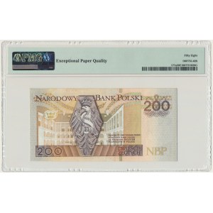 200 złotych 1994 - AA 0928894 - PMG 58 EPQ