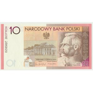 10 złotych 2008 - 90. Rocznica Odzyskania Niepodległości