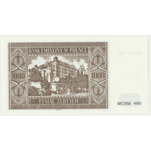 Krakowiak, 1.000 złotych 1941 - MCSM 480 -