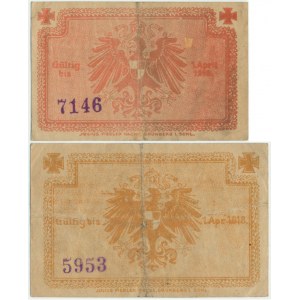 Zestaw, Neusaltz 5-50 fenigów 1918 (2 szt.)