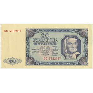20 złotych 1948 - GC -