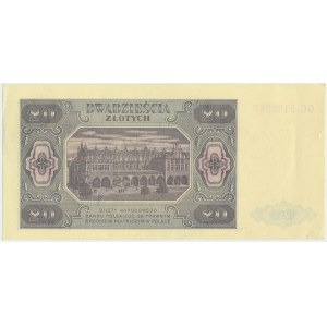 20 złotych 1948 - GC -