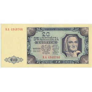 20 złotych 1948 - KA -