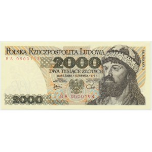 2.000 złotych 1979 - BA -