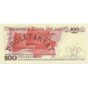 100 złotych 1982 - HG - pierwsza seria rocznika