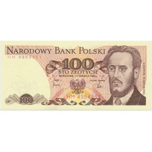 100 złotych 1982 - HM -