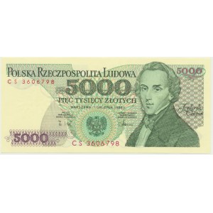 5.000 złotych 1988 - CS -