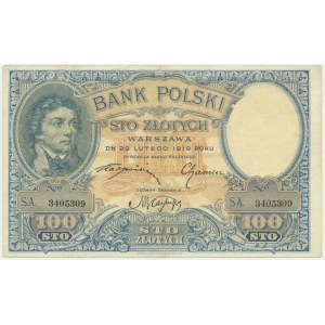 100 złotych 1919 - S.A -