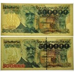 Zestaw, 500.000 złotych 1990-1993 (2 szt.)