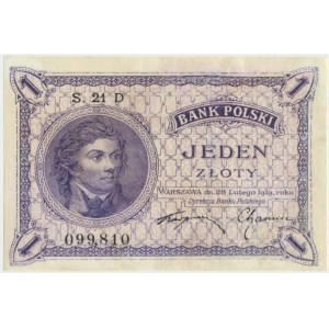 1 złoty 1919 - S.21 D -