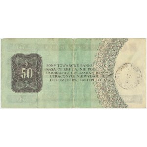 Pewex 50 dolarów 1979 - HJ - rzadki wysoki nominał