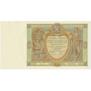 50 złotych 1929 - Ser.DL. -