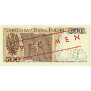 500 złotych 1979 WZÓR AZ 0000000 No.0413