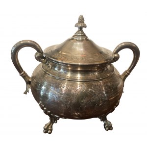 Sugar bowl, France, 2nd half of 19th century.