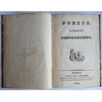 [Konopacki Szymon] Poezye Szymona Konopackiego 1841