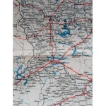 Mapa Królestwa Polskiego : z oznaczeniem miast, osad, wsi, komór, kolei