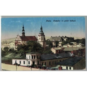 Kielce Katedra i b.pałac Biskupi.