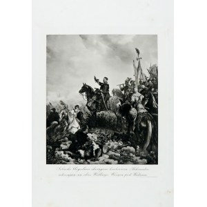 Juliusz Kossak (1824-1899), Sobieski błogosławi chorągiew królewicza Aleksandra uderzającą na obóz Wielkiego Wezyra pod Wiedniem