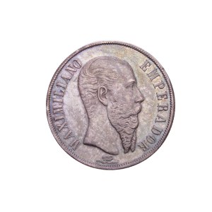 Mexico - Maximilian (1864-1867) 1 Peso