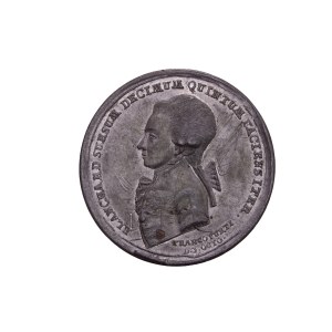 Germany – Frankfurt - Jean-Pierre Blanchard Tin Medal – Zinnmedaille
