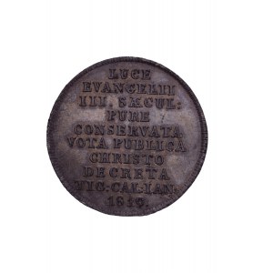 Switzerland – Zürich -Reformation. Von J. Aberli 1819 Medal