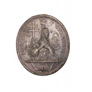 House of Habsbug - Medal (1743), Coronation of bohemian queen in Prague
