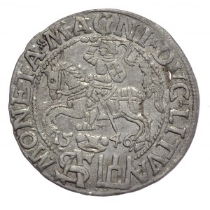 Zygmunt II August, grosz na stopę polską 1546, Wilno, LI/LITVA