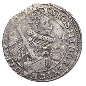 Zygmunt III Waza, ort 1622, Bydgoszcz, PRVS:M, bardzo rzadki łańcuch