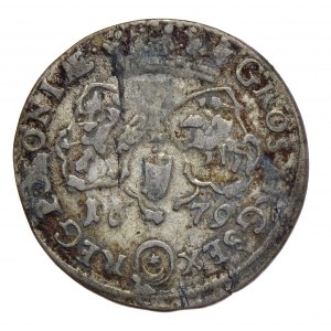 Jan III Sobieski, szóstak 1679, Bydgoszcz, TLB pod popiersiem