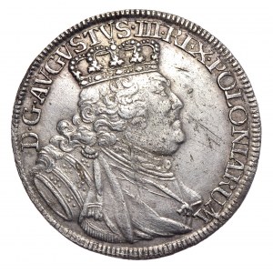 August III, Ort koronny 1755, Lipsk, rzadkie popiersie