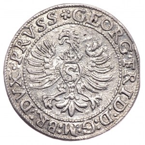 Prusy Książece, Jerzy Fryderyk, grosz 1596, Królewiec