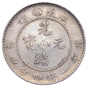 Chiny, Kwang-Tung, 20 centów bez daty