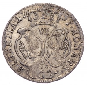 Prusy, Fryderyk II, szóstak 1757 C, Kleve